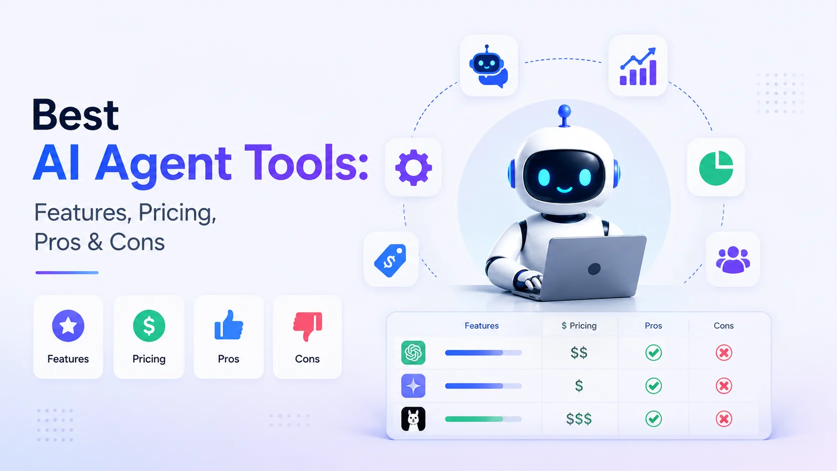 Best AI Agent Tools Features Pricing Pros Cons